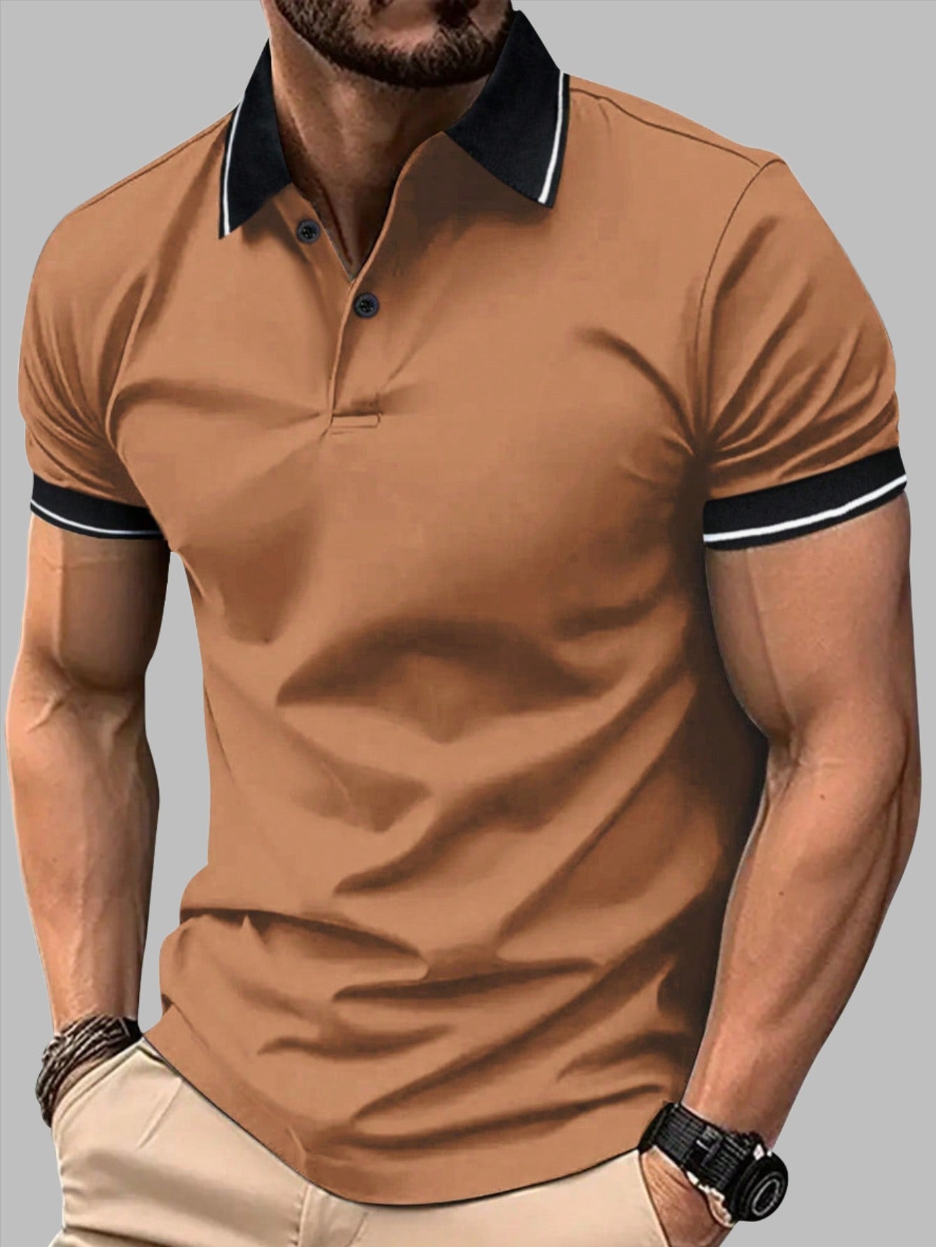 Summer Men's Polo Shirt.