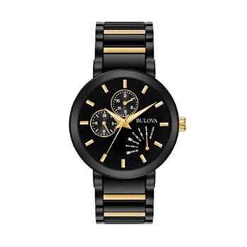 Bulova Men's Classic Two-Tone Stainless Steel Watch: Timeless Elegance
