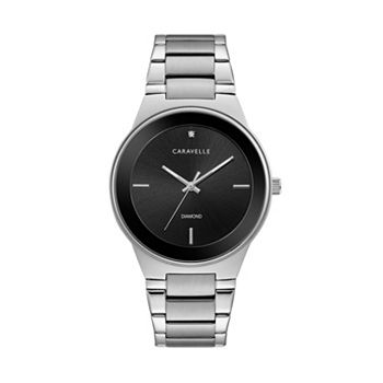 Caravelle Men's Diamond Stainless Steel Watch: A Timeless Touch of Elegance