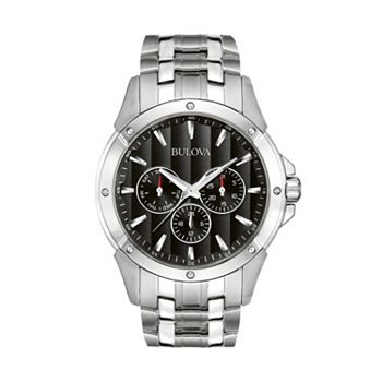 Bulova Stainless Steel Men's Watch: Sleek Elegance for Every Occasion