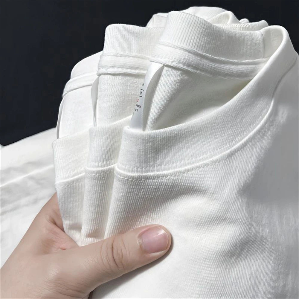Men's Solid Cotton Short Sleeve T Shirt