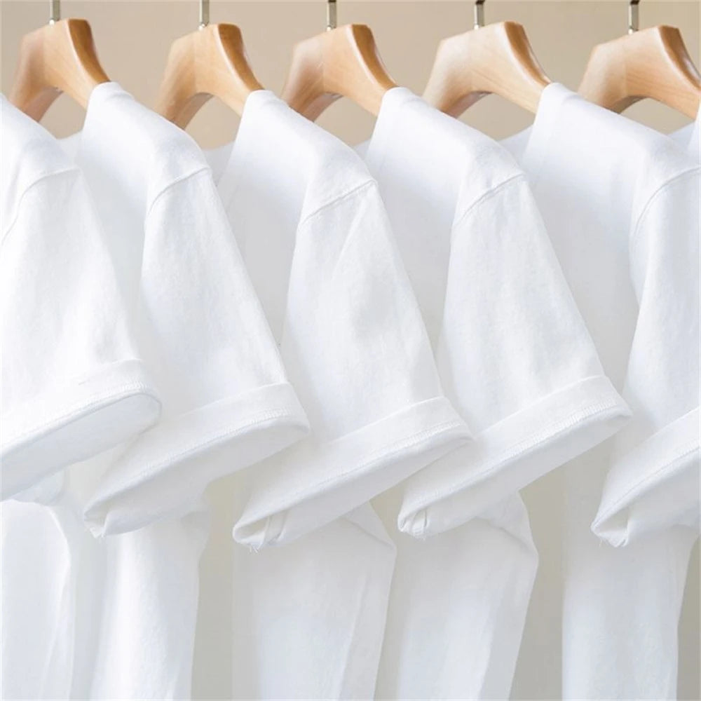 Men's Solid Cotton Short Sleeve T Shirt