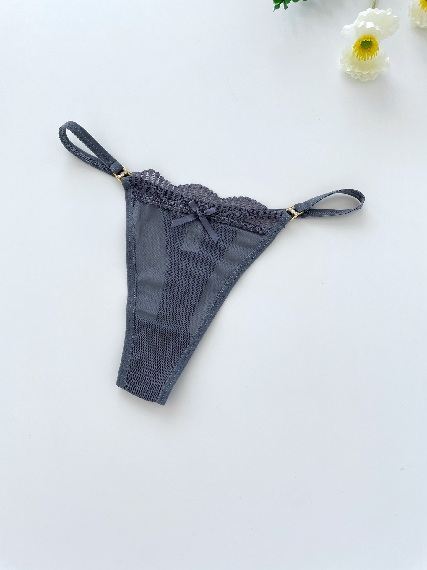 8 pc. Solid Seamless Mesh Semi Sheer Thongs: Sexy Comfy Breathable Stretchy Intimate Panties