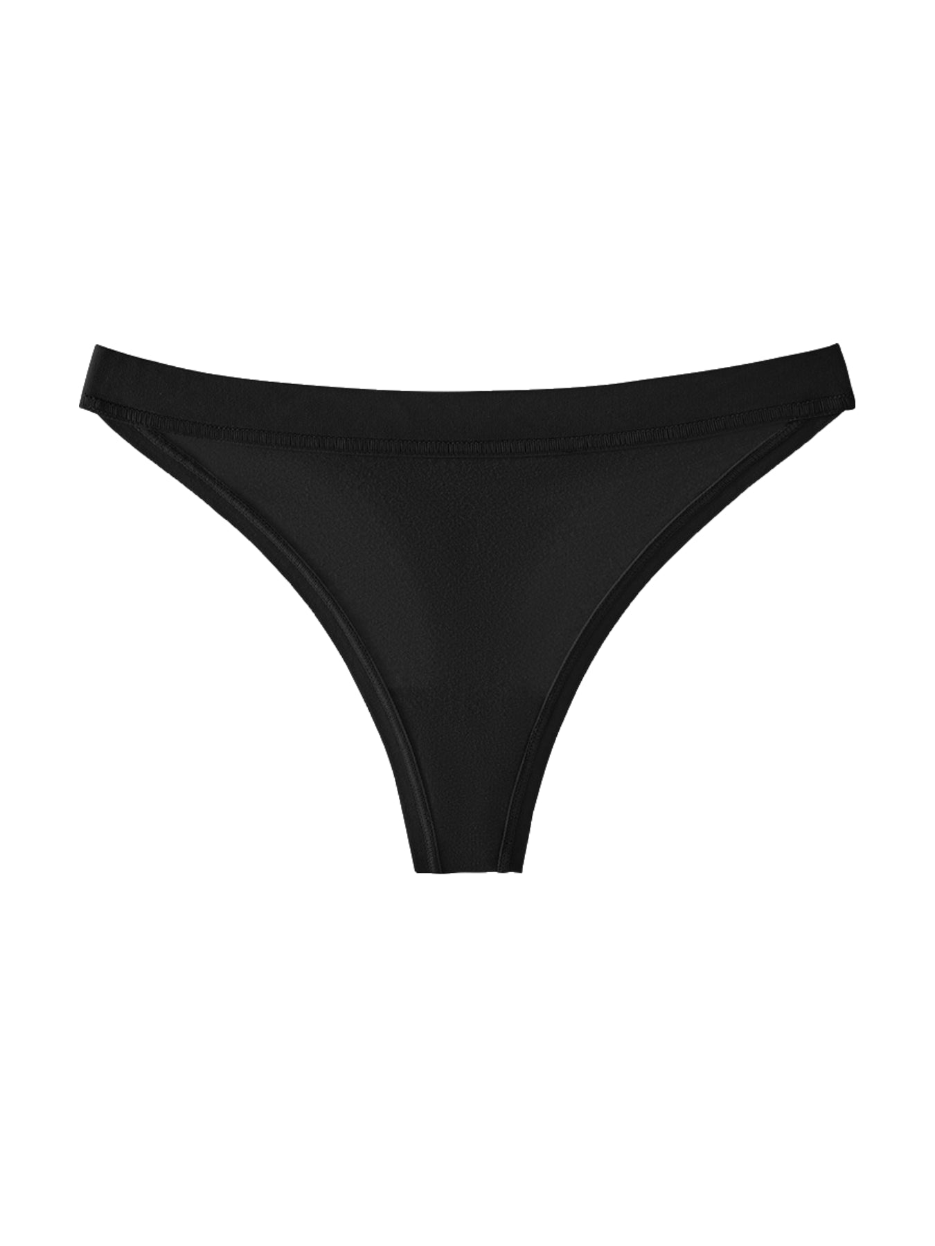 5 Pc. Breathable Cotton Thongs: Comfort and Style with Sexy Low Waist Design & Easy Care