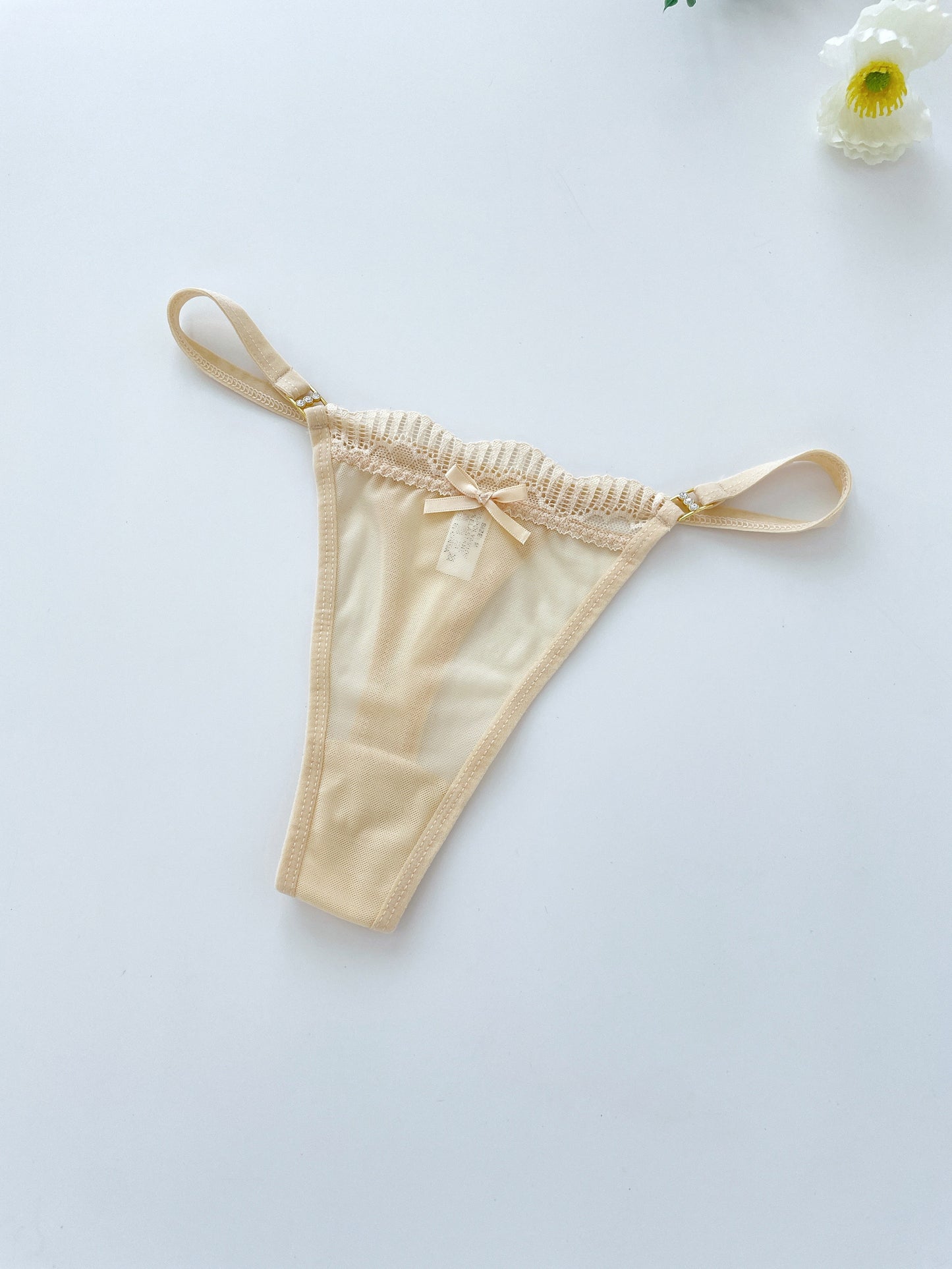 8 pc. Solid Seamless Mesh Semi Sheer Thongs: Sexy Comfy Breathable Stretchy Intimate Panties