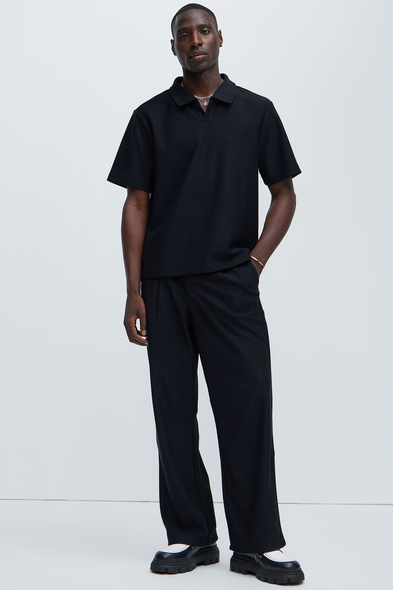 Classic Cool: Turner Short Sleeve Polo in Black
