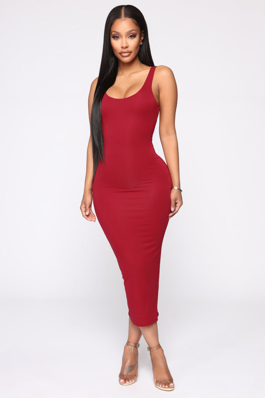 Red Hot and Ready: Your Needs Met Dress
