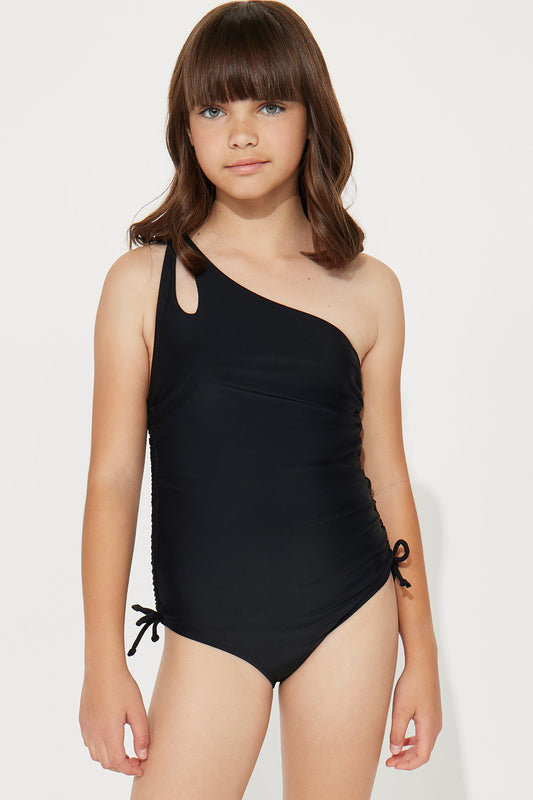 AraKar Mini Rachel Ruched 1 Piece Swimsuit