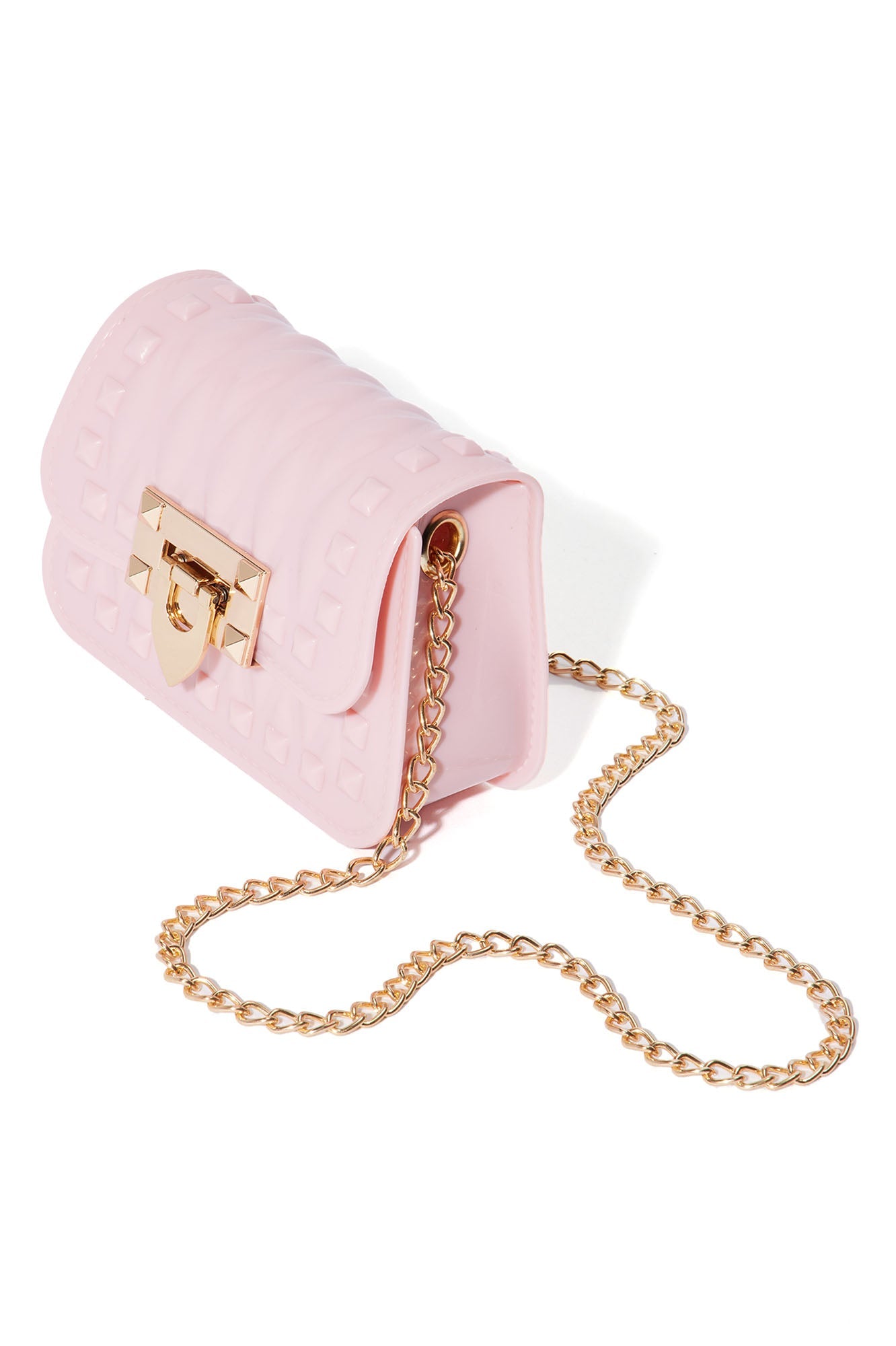 Mini Ms. Diva Crossbody Chain Purse in Pink: The Ultimate Glam Statement Piece