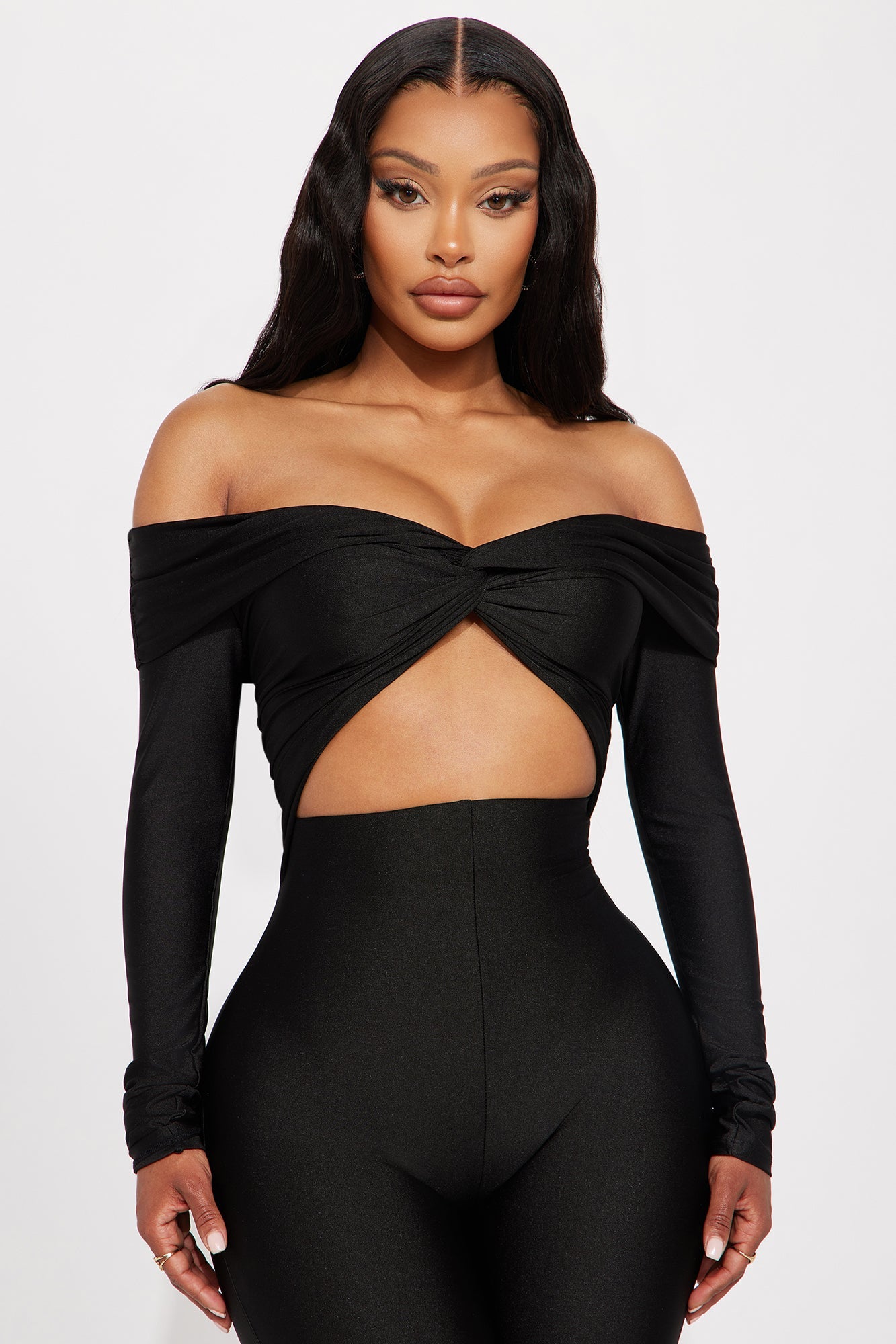 Take Me Out Jumpsuit in Black