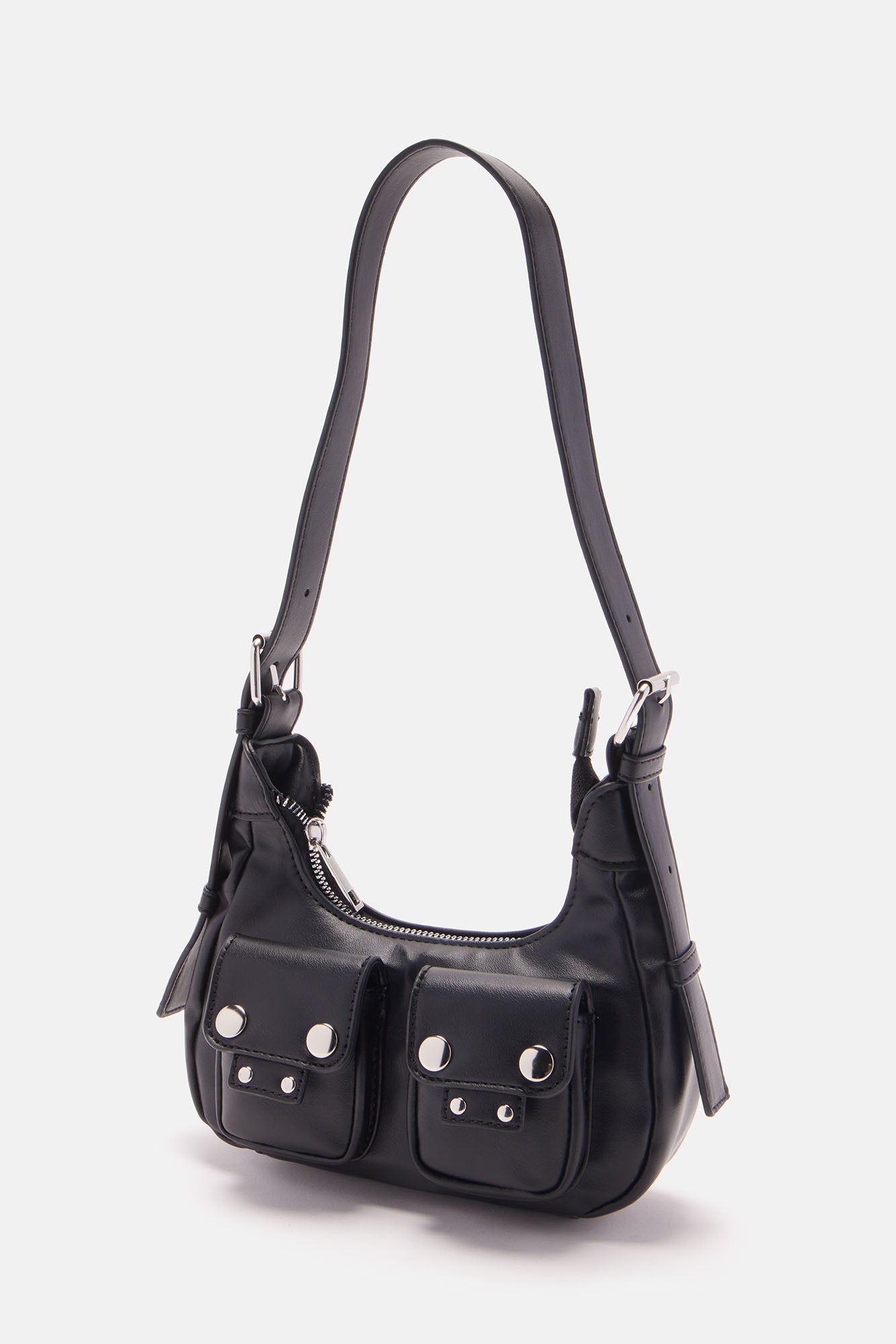 Midnight Chic: The Mini Rider Handbag in Black