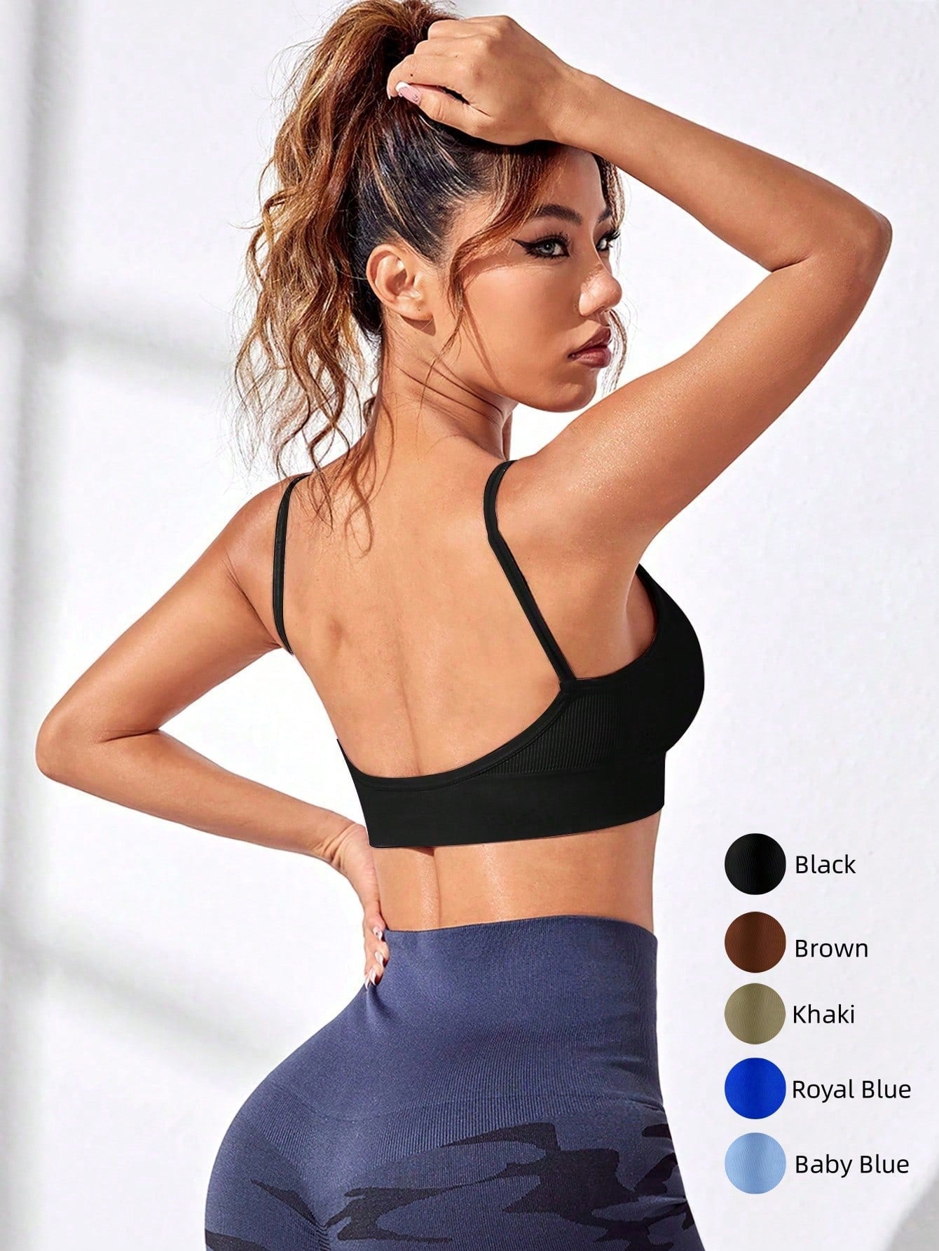 Yoga Women's Solid Color Athletic Tank Top
