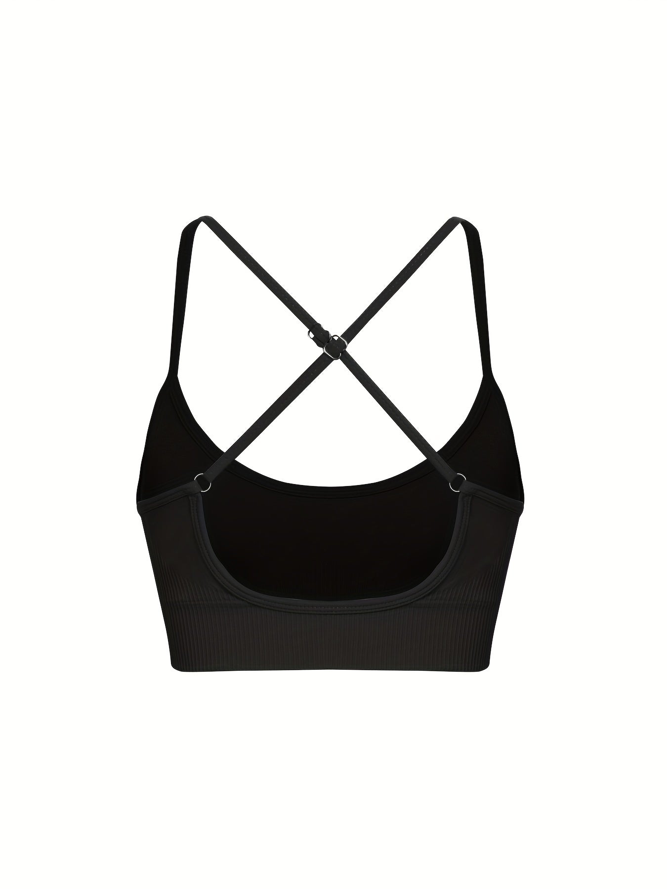 Criss Cross Sports Bra Set: Yoga Fitness Sleeveless Tank Top - 3 Pc.