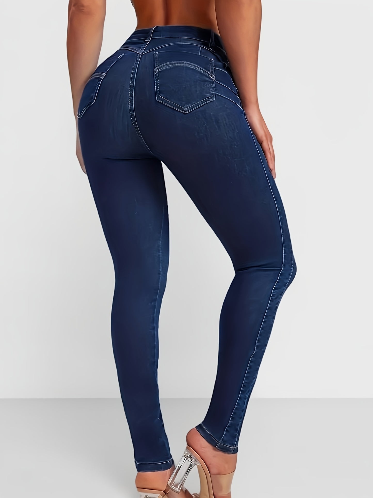 Enhance Your Curves with our Butt Lifting Skinny Jeans - Comfortable and Slim Fitted Denim