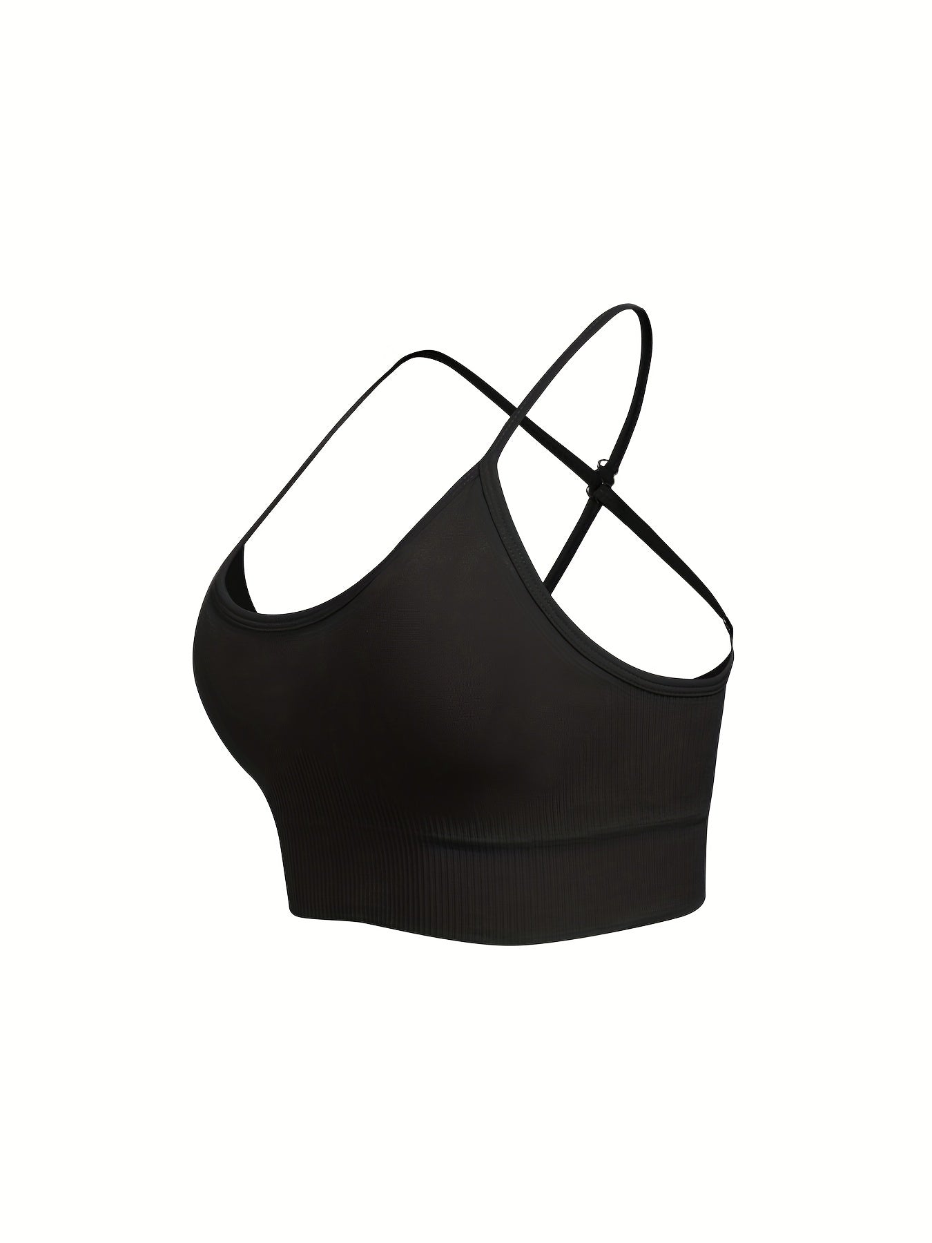 Criss Cross Sports Bra Set: Yoga Fitness Sleeveless Tank Top - 3 Pc.