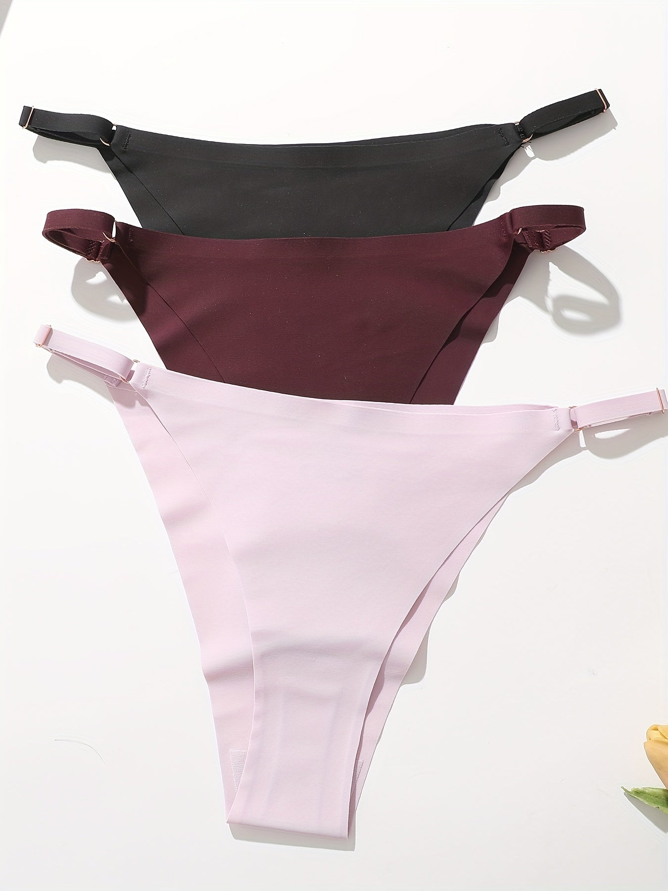 Soft and Seamless Thongs: 6 Pc. Lingerie