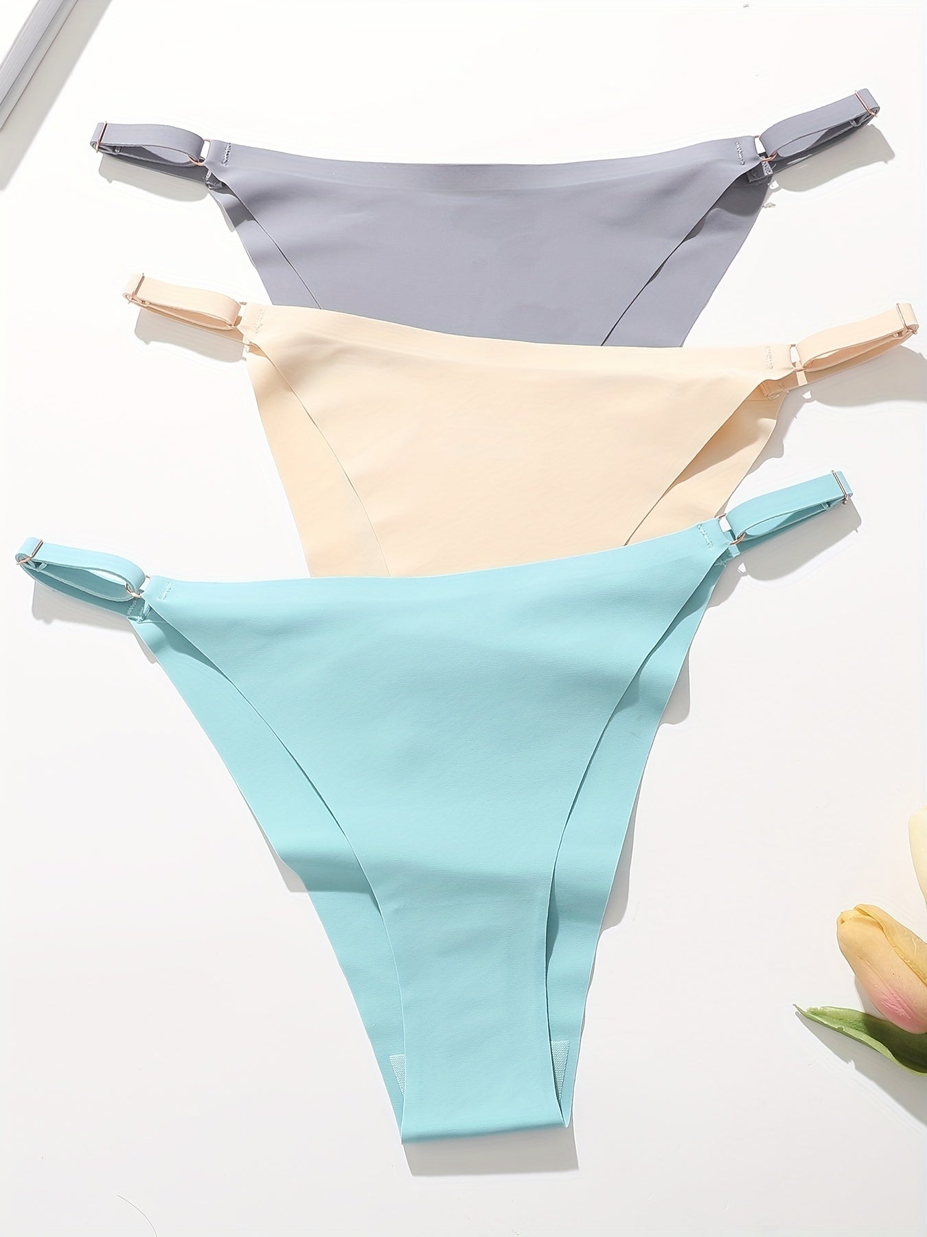 Soft and Seamless Thongs: 6 Pc. Lingerie