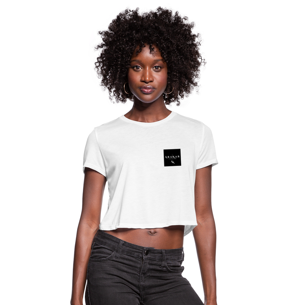 Women's Cropped T-Shirt - white